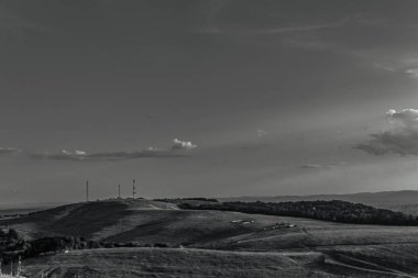 Ağaçlarla kaplı güzel bir manzara.