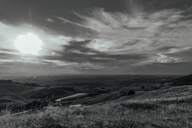 Toskana 'nın Güzel Manzarası