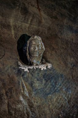 Güzel bir taşın yakın plan çekimi.