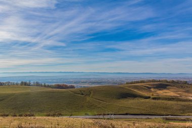 Güzel bir dağ manzarası.