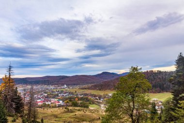 Karpat Dağları'nın güzel manzara