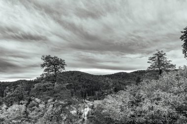 Dağların güzel manzarası