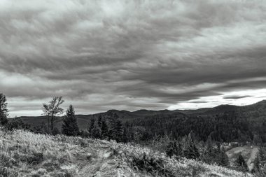 Dağların güzel manzarası