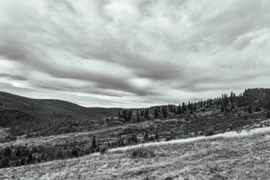 Dağların güzel manzarası