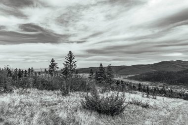 Dağların güzel manzarası