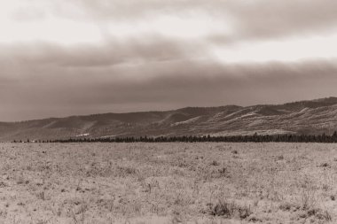 Dağların güzel manzarası