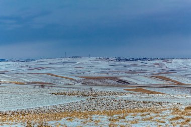 Negev Çölü 'nün güzel manzarası, İsrail