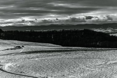 Dağları nın kış manzarası