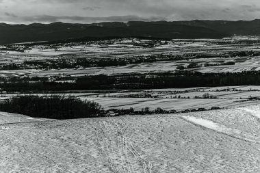 Kışın güzel bir manzara