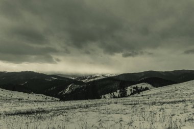 Güzel dağ manzarası. Doğa konsepti