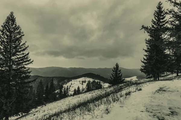 Dağların güzel manzarası