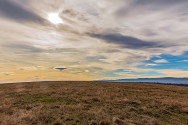 Dağların güzel manzarası