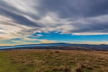 Karlı güzel kış manzarası