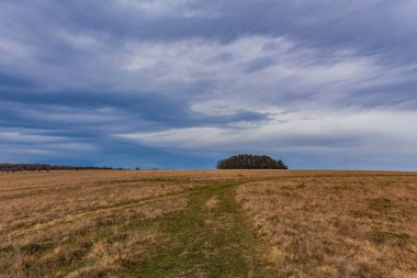 Sonbaharda kırsal alanda güzel bir manzara.
