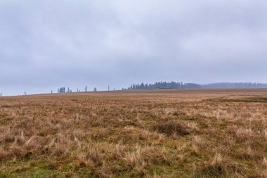 Czech dağlarında sonbahar manzarası
