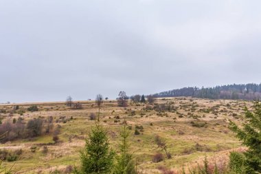 İskoçya dağlarının manzarası