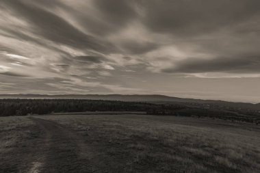 Dağların güzel manzarası
