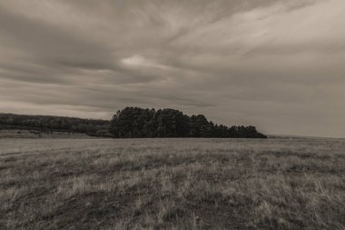 Dağlarda güzel bir sonbahar manzarası