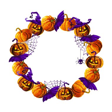 Cadılar Bayramı kenarlık tasarımı için