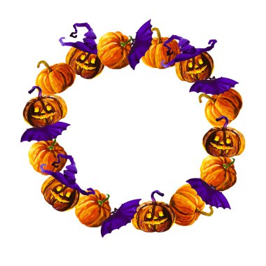 Cadılar Bayramı kenarlık tasarımı için