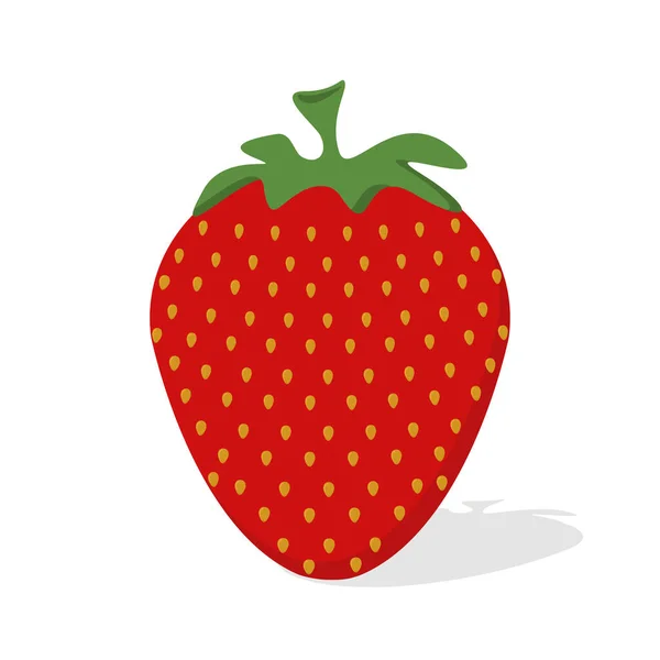 Erdbeere Symbol Vektor Illustration Design isoliert Logo — Stockvektor