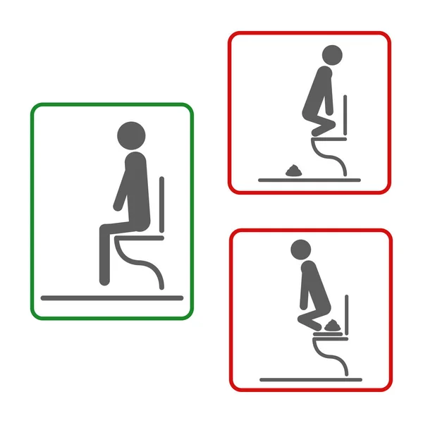 Regras sanitárias conjunto vetor ilustração design isolado — Vetor de Stock