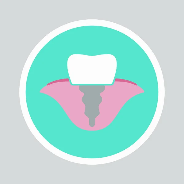 Ikona opieki dentystycznej. Zęby pin wektor ilustracji projekt izolowany — Wektor stockowy