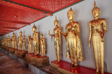 Wat Pho Tapınağı Bangkok Tayland muhteşem Buda heykeli