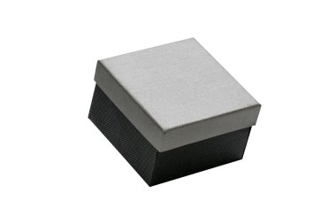 kırpma yolu ile beyaz arka plan üzerinde izole modern hediye kutusu