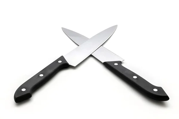 Μαχαίρι απομονωμένο σε λευκό φόντο — Φωτογραφία Αρχείου