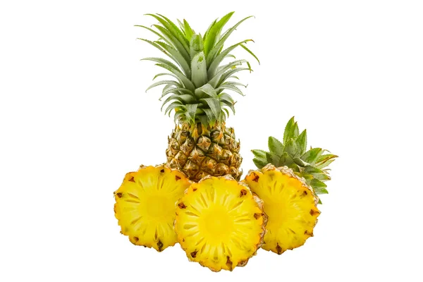 Izolované z ovoce ananas na bílém pozadí — Stock fotografie