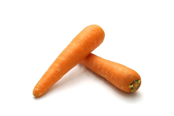 Isolated carrot on white background with clipping path — Stock Photo, Image