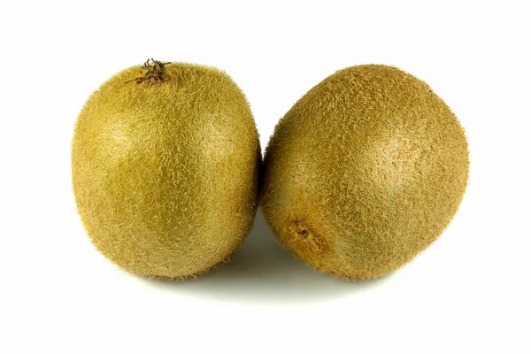 Close up macro kiwi fruit isolated on white background Stock Photo