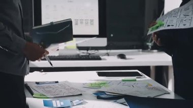 Mali çizelgeleri analiz işadamı