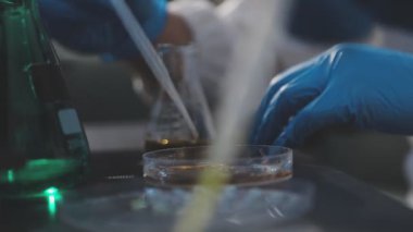 Klinik laboratuvarında çalışan araştırmacılar.