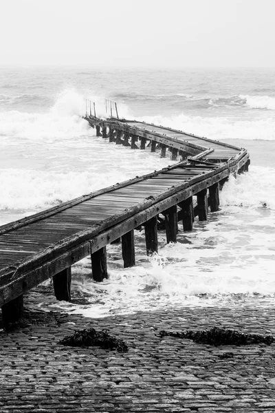 Ponte no mar Fotografia De Stock