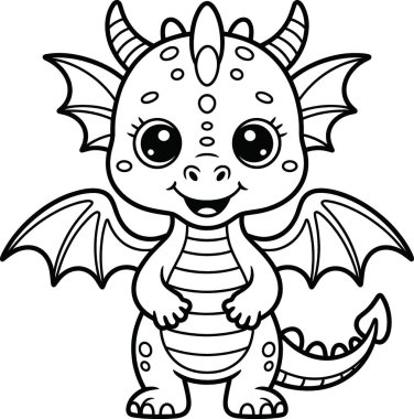 Dinamik uçuşta çarpıcı bir siyah ejderha. Karmaşık detaylar ve güçlü hareketler sergiliyor. Bu yüksek kontrastlı vektör illüstrasyonu vahşi bir ifade ve akışkan yeleler içeriyor, fantezi temalı projeler için mükemmel, kitap kapakları.