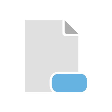 Mavi yuvarlak köşeli sade bir kağıt parçasının yakın görüntüsü