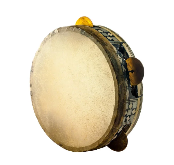 Tradiční hudební instument egyptské tamburína z velblouda — Stock fotografie