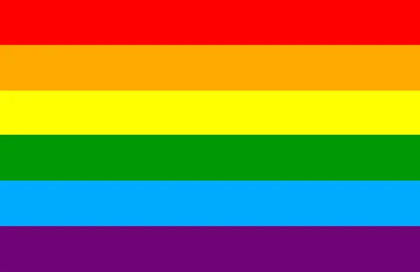 Bandeira do vetor gay e LGBT — Fotografia de Stock