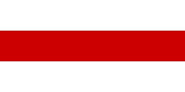 Flag of Republic of Belarus is a landlocked country in Eastern Europe. Vector illustration clipart