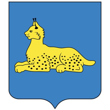 Gomel Arma, Gomel Bölgesi 'nin idari merkezidir ve Belarus' un en kalabalık ikinci şehridir. Vektör illüstrasyonu