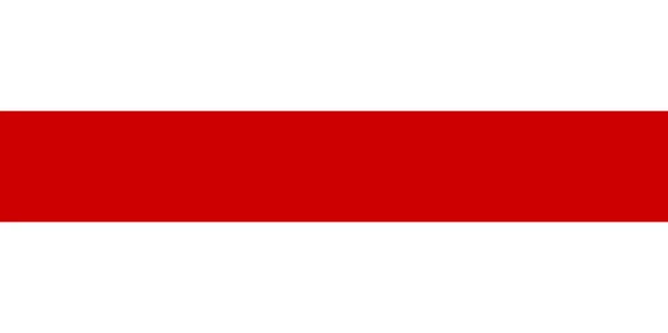 Прапор Республіки Білорусь Країна Має Виходу Моря Приклад Вектора — стоковий вектор