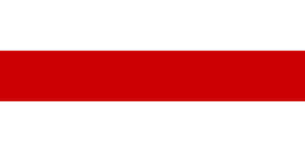Flag of Republic of Belarus is a landlocked country in Eastern Europe. Vector illustration