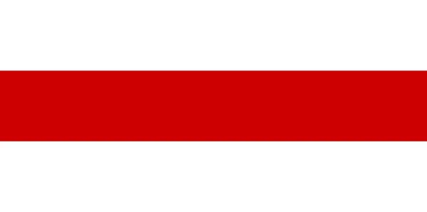 Die Flagge Der Republik Belarus Ist Ein Binnenland Osteuropa Vektorillustration Stockvektor