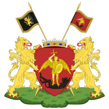 Brüksel Belediyesi, Brüksel-Başkent Bölgesi 'nin en büyük belediyesi ve tarihi merkezidir. Vektör illüstrasyonu