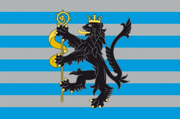 Flag Kehlen 룩셈부르크 서부의 코뮌이자 도시이다 그것은 카펠렌의 일부이다 일러스트 — 스톡 벡터