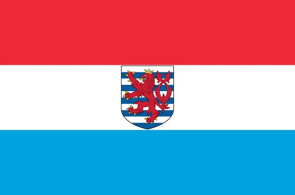 Флаг Великого Герцогства Люксембург Является Страной Имеющей Выхода Морю Западной — стоковый вектор