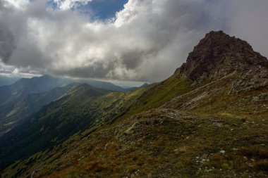 Dağlar ridge. Tatry. Polonya