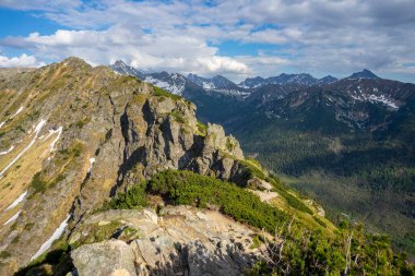 Batı Tatras 'ta sırt izleri.